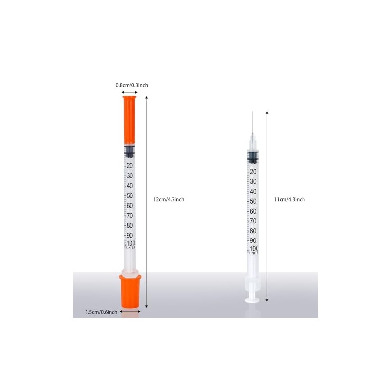 Herramienta desechable de 1 ml/cc, 30 g de 1/2 pulgada,