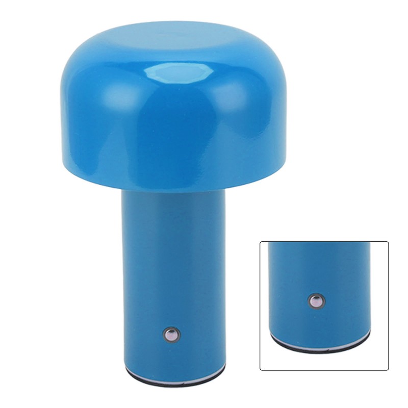 LED Desk Lamp Mushroom Design USB Charging 3 Color Temperature