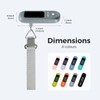 pack all 110 Lbs Luggage Scale, Digital Handheld Baggage Scale,
