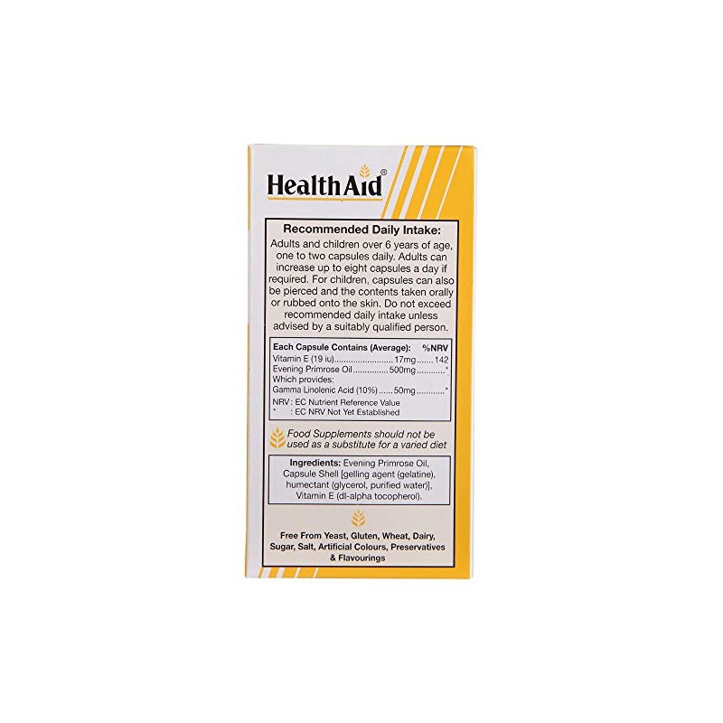 HealthAid Evening Primrose Oil 500 mg 120 Capsules