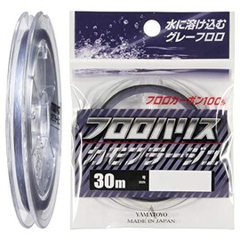 ヤマトヨテグス(YAMATOYO) ハリス フロロハリス カモフラージュ フロロカーボン 30m 1.0号 4lb グレー