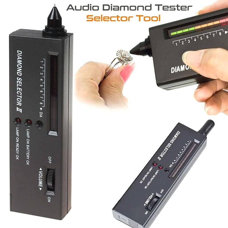AIMALL High Accuracy Diamond Gemstone Detector, Portable Diamond Tester Pen