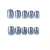 Nordic Style Deep Blue Sea Nail Tips, Plain Nail Tips,