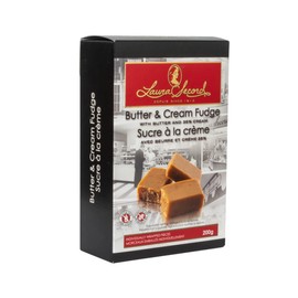 Laura Secord, Box of Butter and Cream Fudge, Individually Wrapped Pieces, 200 Grams