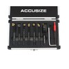 Accusize Industrial Tools 1/4'' Shank 7 Pc Indexable Carbide Turning