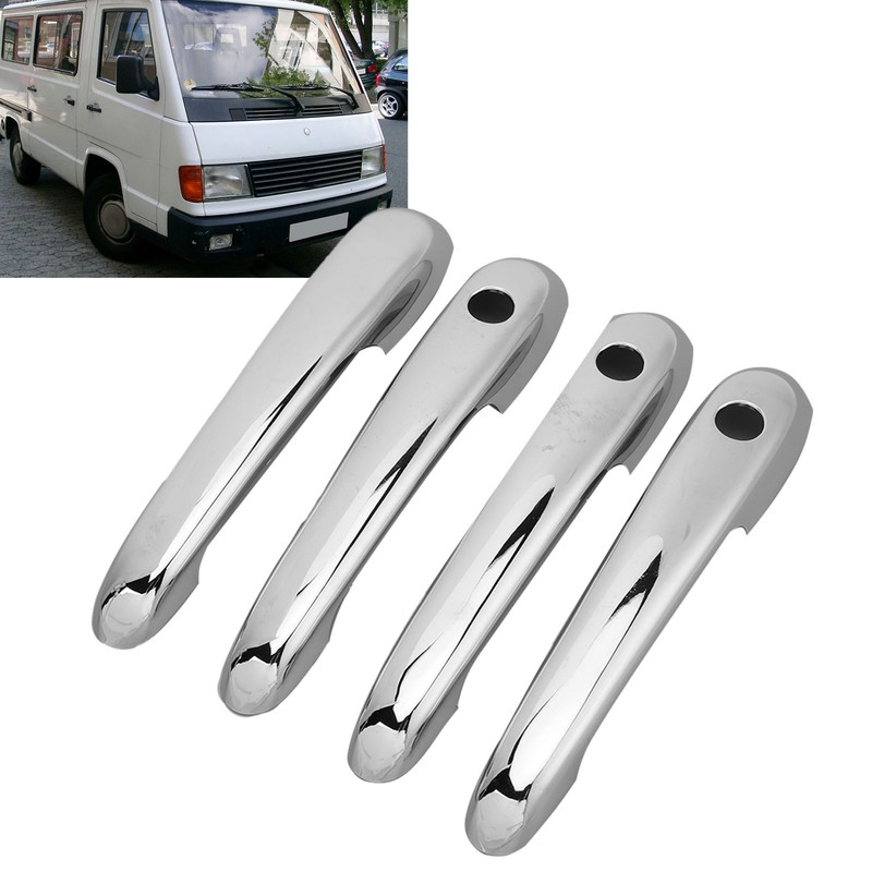 Door Handle Cover Kit Electroplate Glossy Surface Fit for MercedesBenz