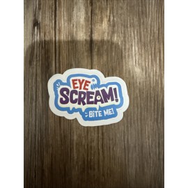Zuru MEGA GROSS MINIS Series 2 EYE SCREAM STICKER