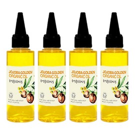 Mataba Organic Golden Jojoba Oil, 100ml, 4 pieces / 마타바 유기농 골든 호호바오일, 100ml, 4개