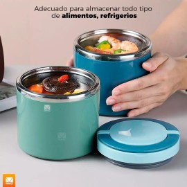 Maíz Fiambrera Contenedor Alimentos Sopa Acero Inoxidable 630ml