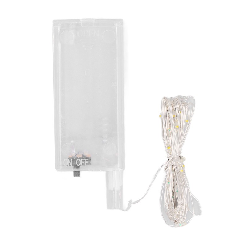 12 Holes Rectangular Flowers Vase With LED Light Clear Acrylic