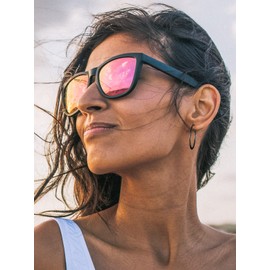 Richsteel Small Hoop Earrings for Sensitive Ears Women Simple Huggie Earings Stainless Steel Round Earring Black 30mm