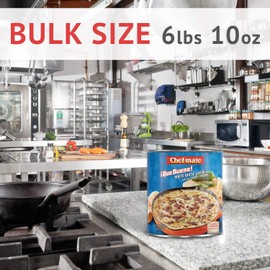 Chef-mate Que Bueno White Queso and Nacho Cheese Sauce, Canned Food, 6 lb. 10 oz. Bulk Can