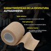 12 Rollos De Vendaje Autoadhesivo, Cinta Deportiva Elástica, 5cm X