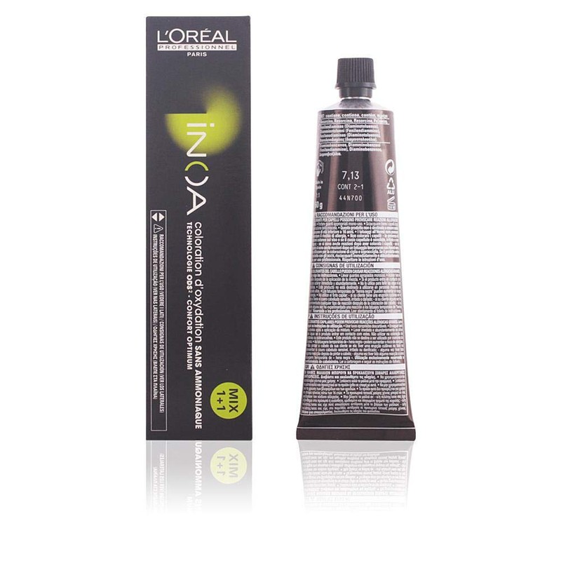 L'Oréal Inoa Oxidative Colouration Without Ammonia 7.13 Medium Blonde Ash