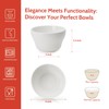 Sweese Set of 6 Porcelain Bouillon Cups, White High-Grade Durable