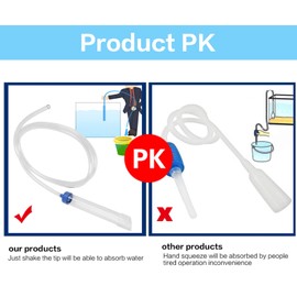 Cocoarm Aquarium Manual Water Changer Gravel Cleaner Water, Fish Cleaner Gravel Cleaner Siphon Tube Fish Cleaner Tool for