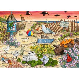 Wonder Forge Don´t Disturb Plovers 1000 Piece Jigsaw Puzzle for Adults