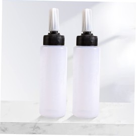 Baluue 4pcs Squeeze Applicator Bottle for Hair Cleaning Precision Wash Bottle Graduated Scale for Shampoo Lotion Hair Dye