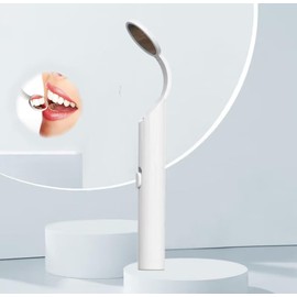 Dental Mirror with Light,Teeth Inspection LED Mirror,Anti-Fog Mouth Mirror,Dentist Plaque Removal Oral Care Tool-Dental Cleaning Kit