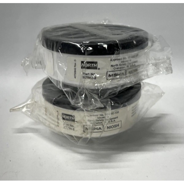na 2 Pack! North N7500-2 Respirator Cartridge BRAND NEW SEALED