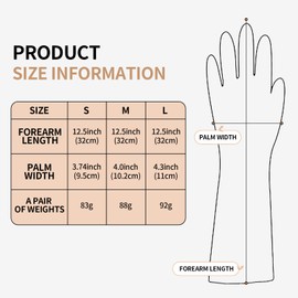 ZUIMER Dishwashing Rubber Gloves Reusable Kitchen Gloves 2Pairs Cleaning Gloves for Washing Dishes Long-lasting&Non-Slip (Dark Green&Brown, M)