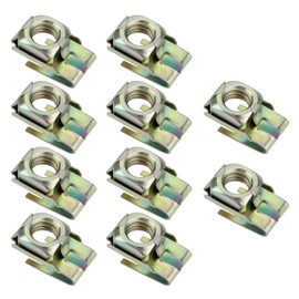 LT Easiyl 10pcs Bulkhead Door Hinge Captive Nut Replacement Part MRC2178 Compatible with Land Rover Series 2 2a 3 Compatible with Defender 5/16 UNF