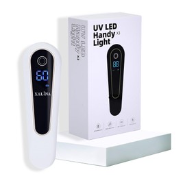 XALINA UV Nail Lamp - 2 Timers Mini UV Light for Gel Nails, UV Led Nail Lamp with 5Pcs Lamp Beads, Rechargeable Nail Lamps for Gel Polish, UV Gel Lamp for Nails, uv led Nail lamp for Home Travel Use