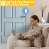1 PCS Silver Home Security Door Lock with 5 Screws,Childproof