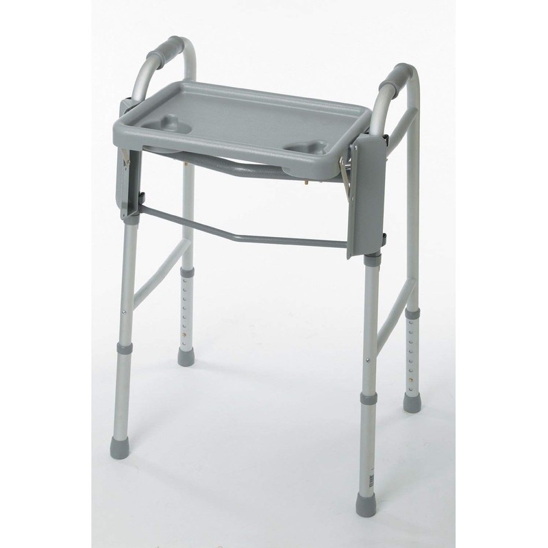 Medline Walker Flip Tray Table with 2 Cup Holders, Universal