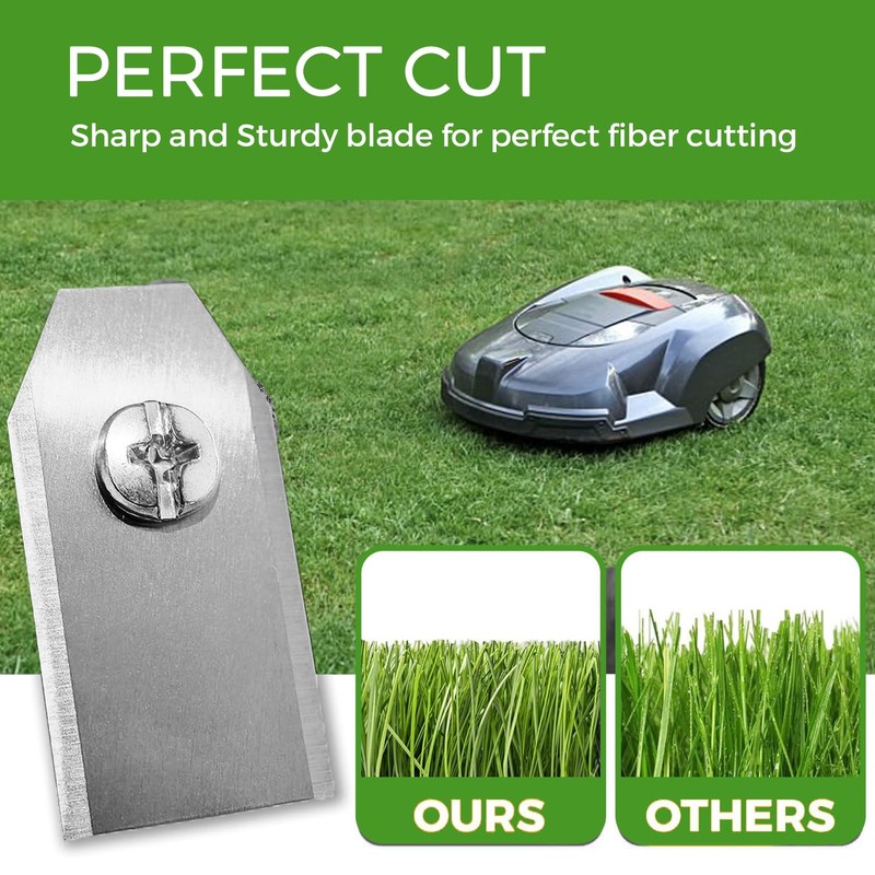 Green Piece Robotic Mower Blades (30 Pack) – Extra Long