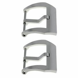 Ewatchparts 2-26mm Band Strap Pre-V Screw Buckle Compatible With 47mm Panerai GMT Leather/Rubber Brush