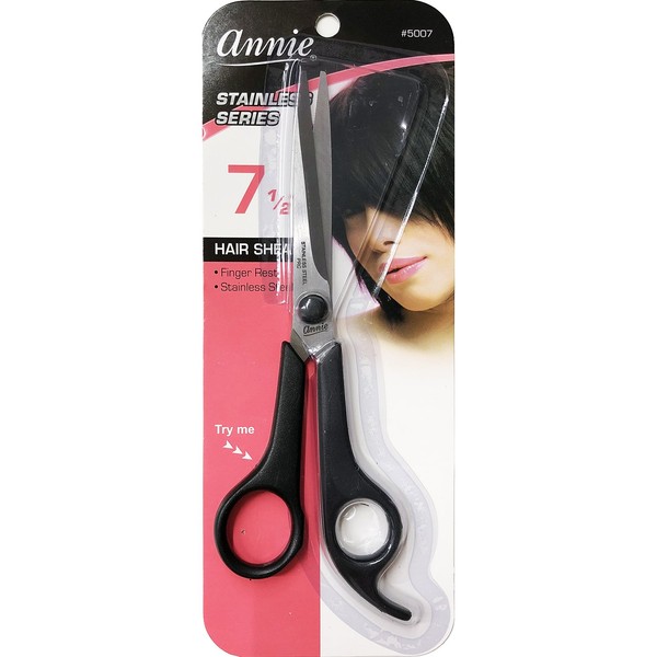 Annie Stainless 7 1/2" Hair Shear Cutting Scissors #5007