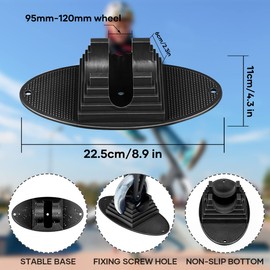 VOKUL Universal Extra Stable Scooter Stand – Suitable for Pro Scooter/Trick Scooter/Stunt Scooter and Most Large Scooters with 90 mm to 120 mm Wheels