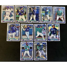 2024 Topps Bowman Paper Team Set Base and Prospects - Seattle Mariners