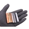 6 Pcs Metal Block Set-Brass, Copper,Iron,Steel, Phosphor Copper& Aluminum for