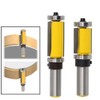 Gasea 2 Packs 1/2-Inch Shank Top & Bottom Bearing Flush
