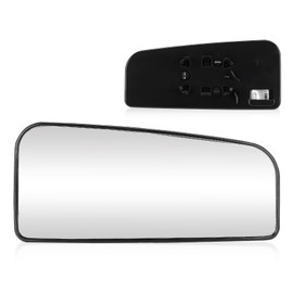 Driver Left Side Lower Towing Mirror Glass with Heated Fit for Ford F-150 Pickup Truck 2015-2020, for F-250 / F-350 Super Duty 2017-2020, Replacement for ‎FL3Z17K707V
