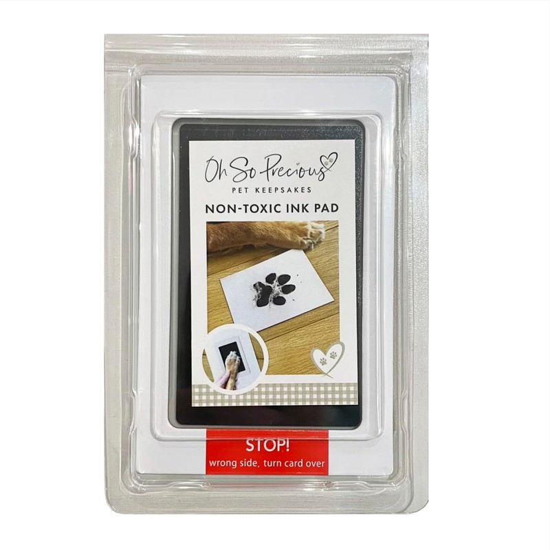 Pet Keepsake Kit - Memory Box, Clay Paw Print Impression,