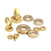 M10 Solid Brass Half Nuts DIN 439 (Pack of 10)