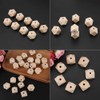 Geometric Wooden Beads, Faceted Wooden Beads, Wooden Beads, DIY Accessories,