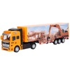 Container Truck Toy Alloy Simulation Mini Child Vehicle Model for
