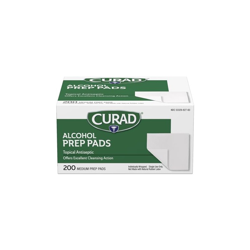Curad Alcohol Prep Pads 200 Ea (Pack Of 3)