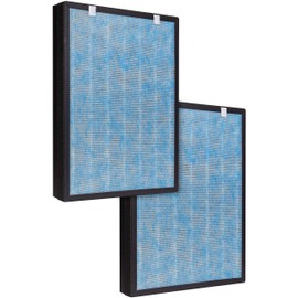 Fette Filter - HSP002 Premium True H13 HEPA Replacement Filter Compatible with HATHASPACE HSP002 Smart True HEPA Air Purifier 2.0 5-stage HEPA filtration System Includes 2 True Hepa Filters.