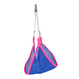 COLLBATH Triangle Mesh Lizard Hammock Pet Hanging Bed Bearded Dragon Lizard Nest Comfortable Bird Swing