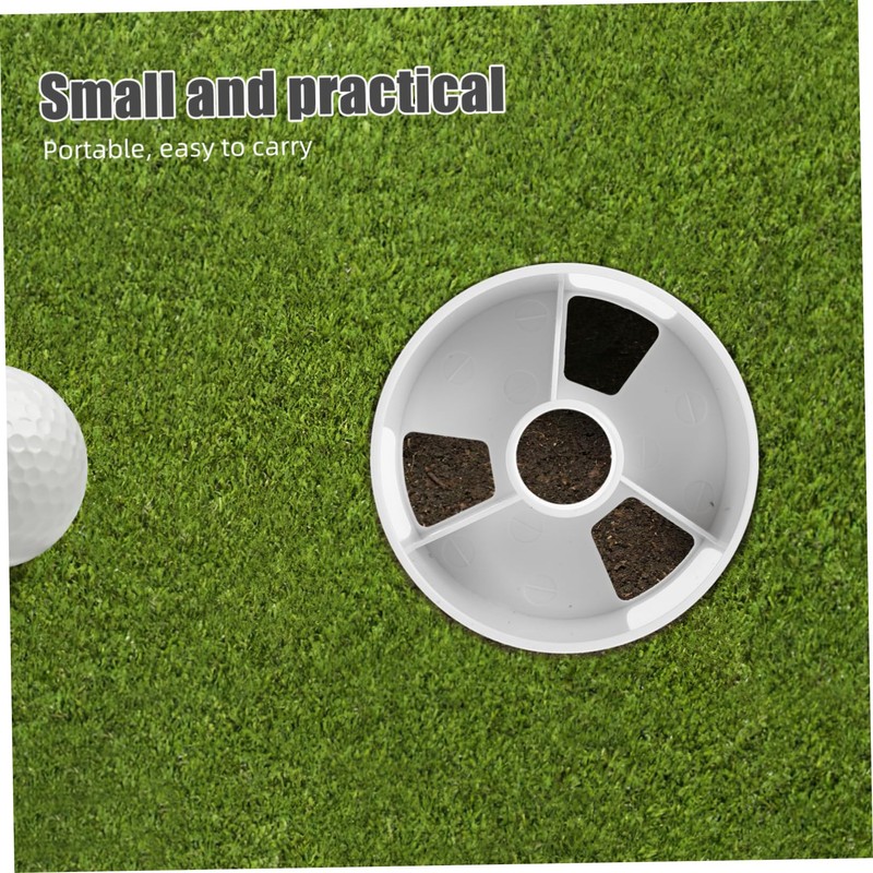 Gatuida 2 Pcs Plastic Golf Hole Cup Durable Putting Training