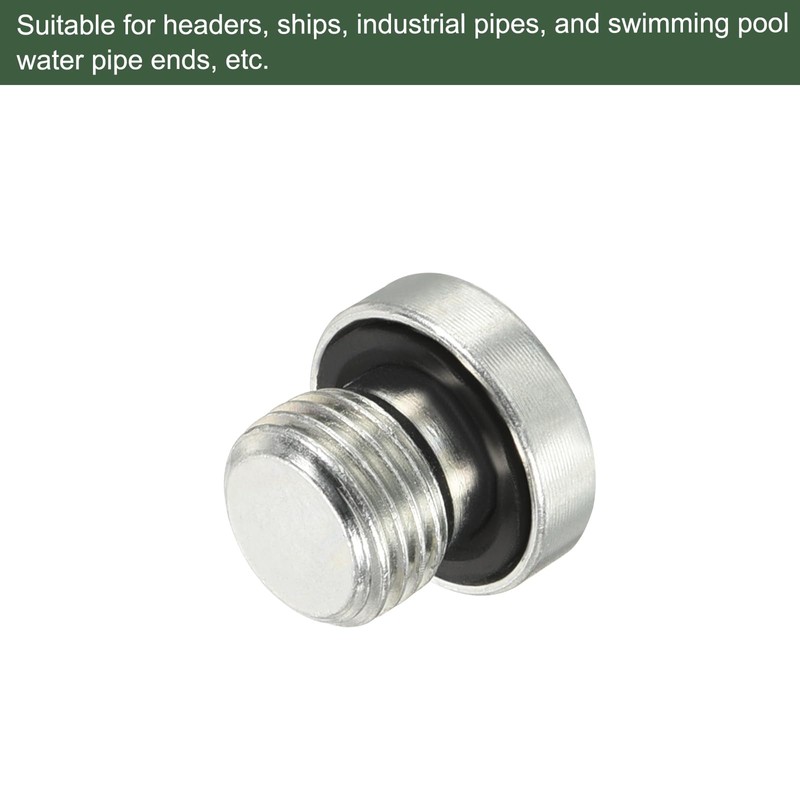 YOKIVE 3 Pcs M10 x 1 Pipe Plug, Male Thread