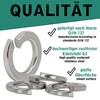Spring Washer Form B in Accordance with DIN 127, Stainless