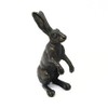 Hot Cast Solid Bronze Seated Hare