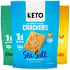 keto snacks Keto Crackers chips (variety) low carb Crackers Almond