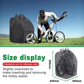 MRWIZMS Motocaddy Golf Trolley,motocaddy cube bag Cube Zip Handles Case Protector Carry Travel Cover